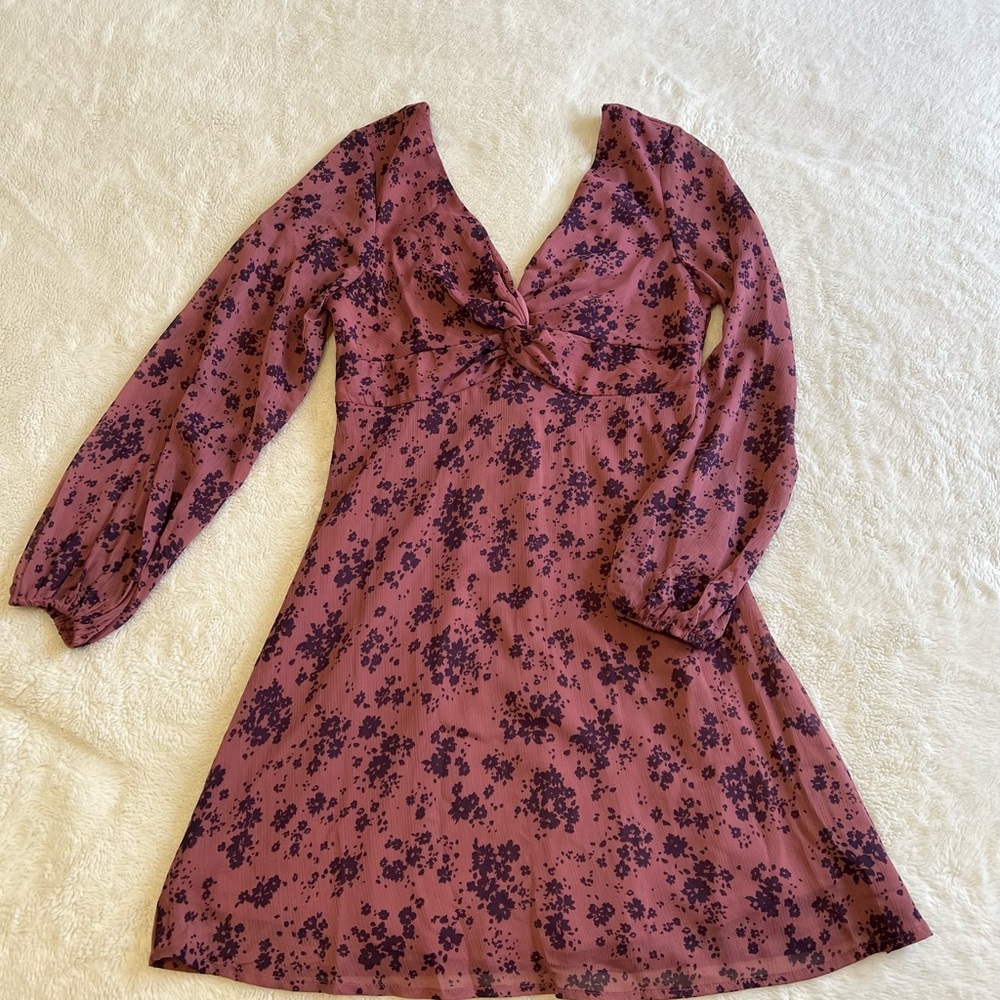 Floral Long Sleeve Dress